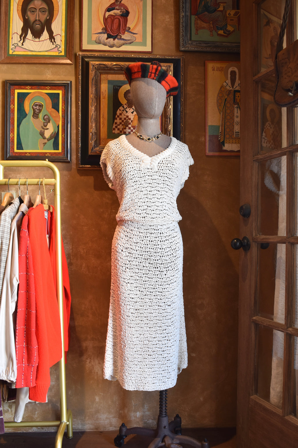 1950s Ribbon Dress