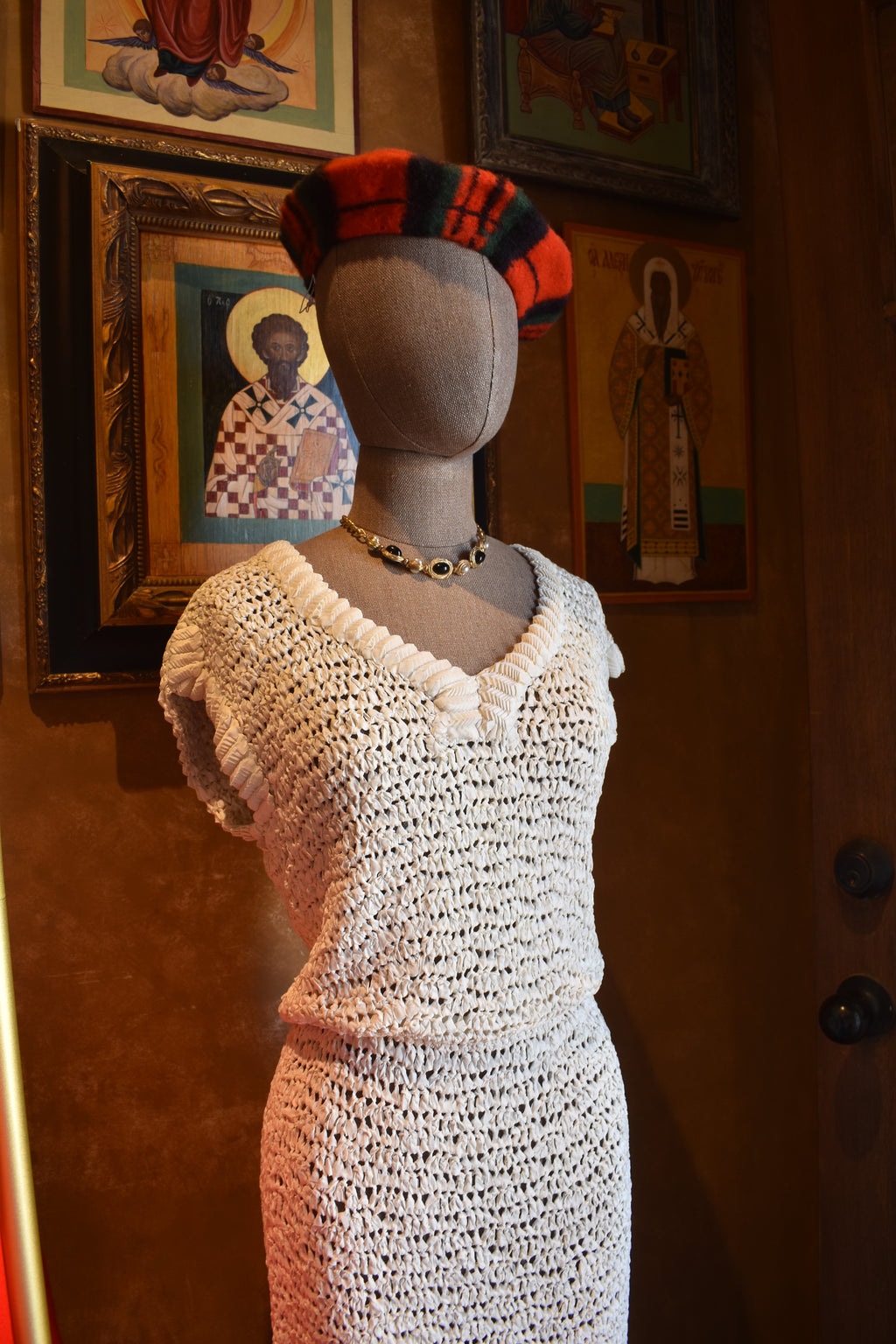 1950s Ribbon Dress