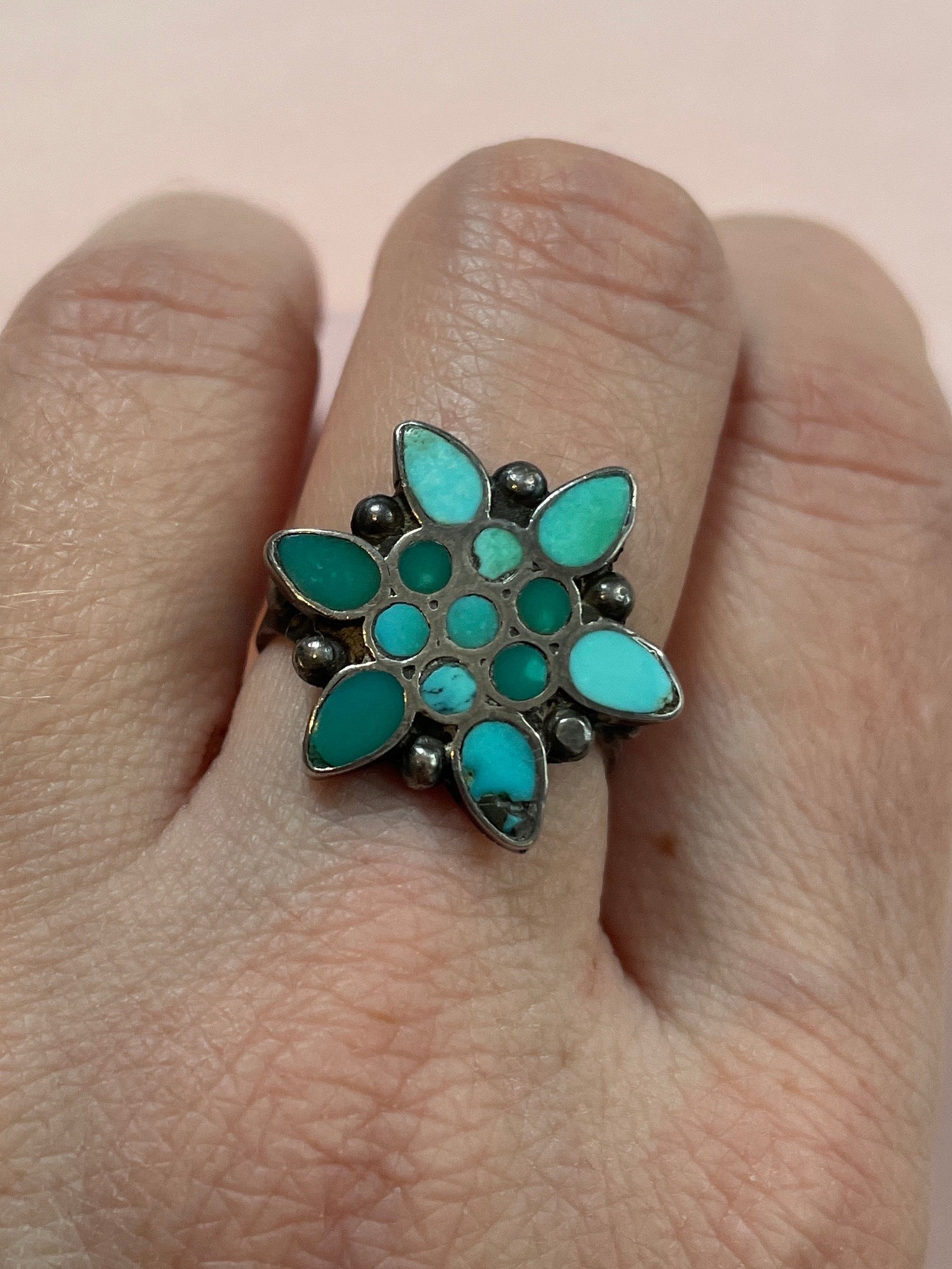 C. 1940-50s Dishta-style Inlay Ring