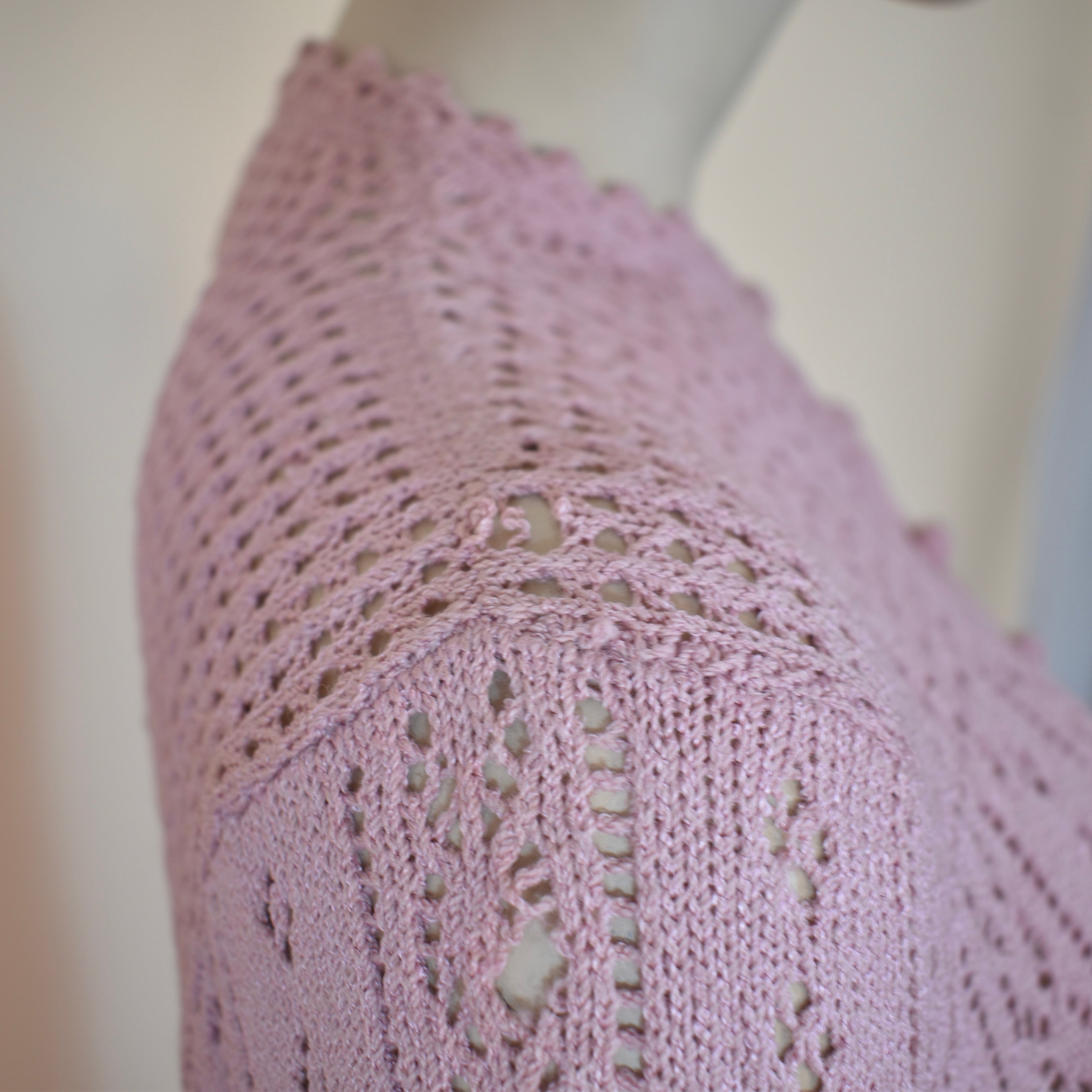 1970s-80s Crochet Skirt and Top Matching Set