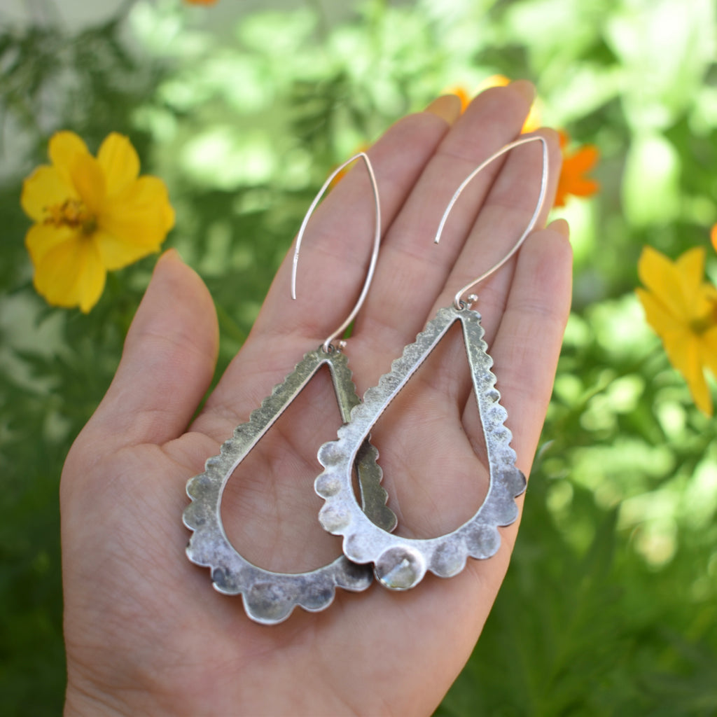 Vintage Taxco Teardrop Earrings