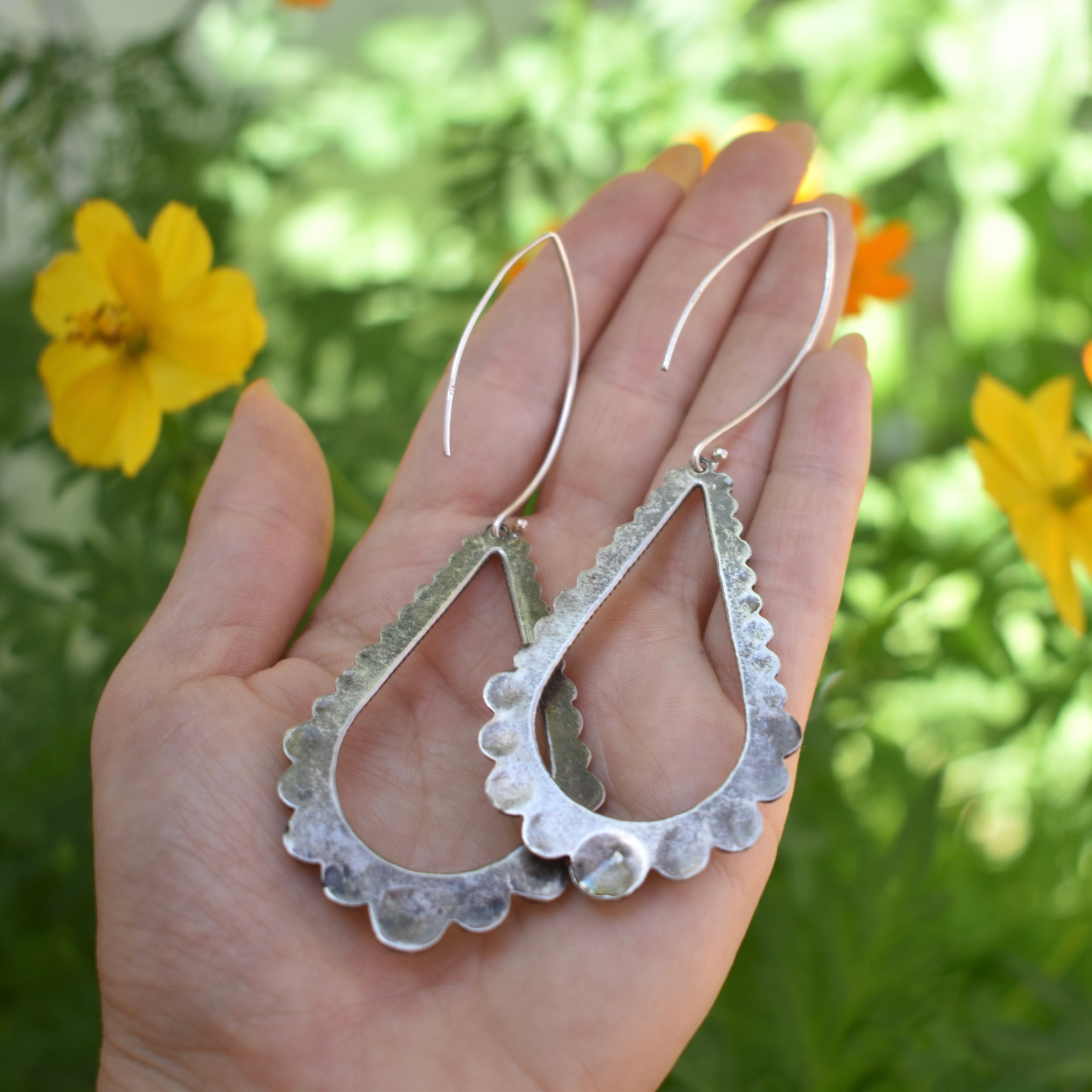 Vintage Taxco Teardrop Earrings