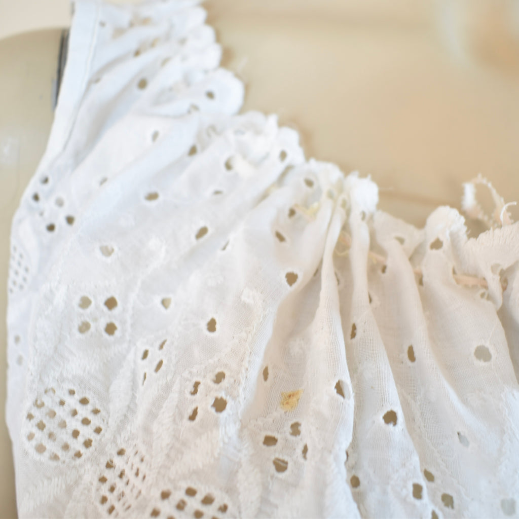 Antique Corset Cover with Eyelet Details