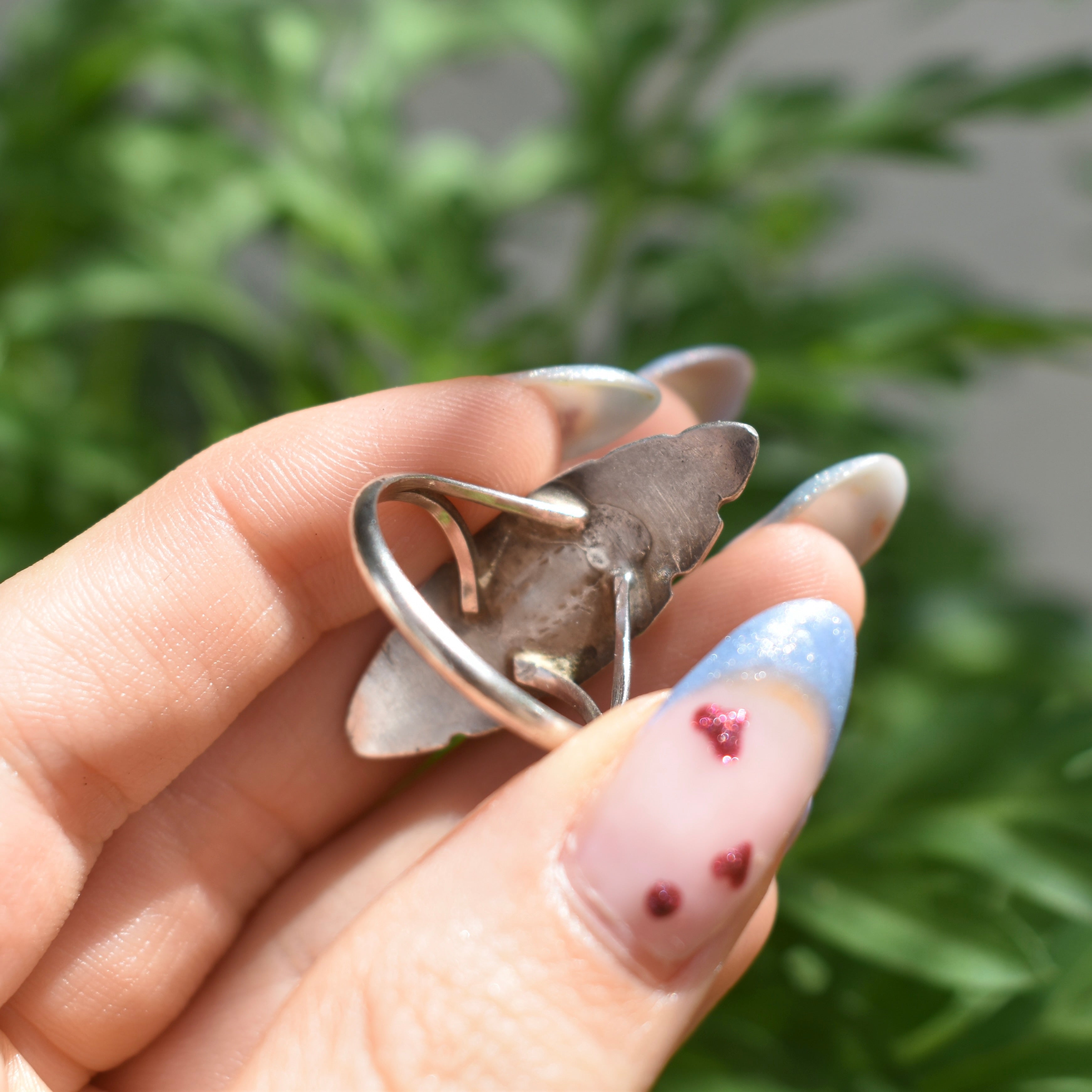 Vintage Navajo Ring With Vibrant Turquoise Stone