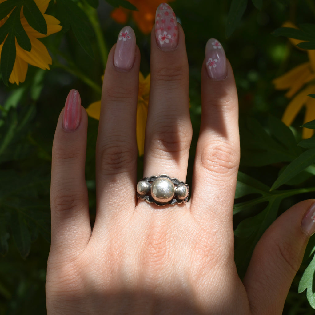 Three Domes Fred Harvey Ring 1940’s-50’s