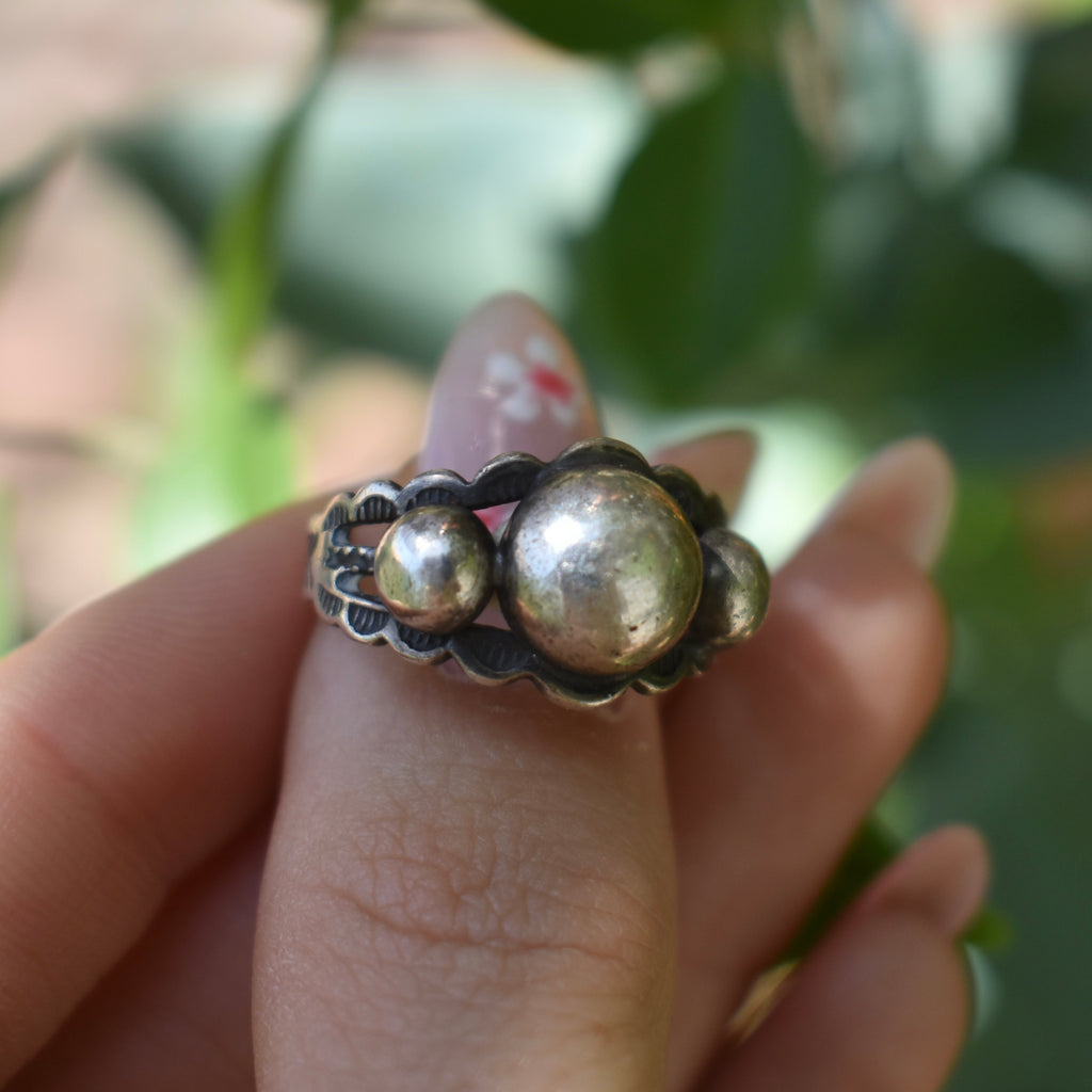 Three Domes Fred Harvey Ring 1940’s-50’s