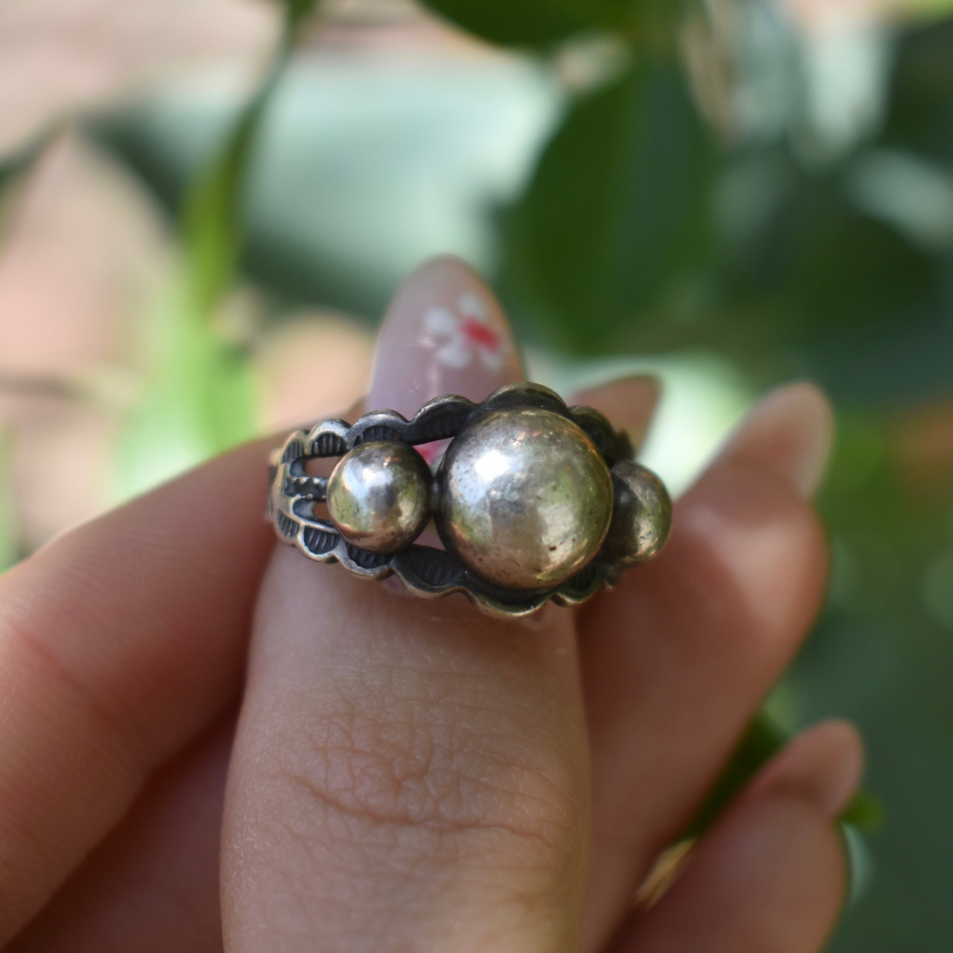 Three Domes Fred Harvey Ring 1940’s-50’s