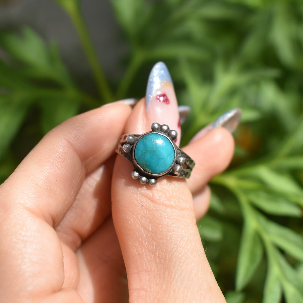 Fred Harvey era Turquoise Ring (c. 1940's-50's)