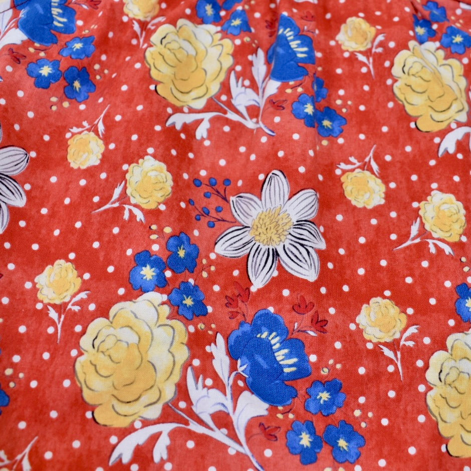 1970s Homemade Floral Top