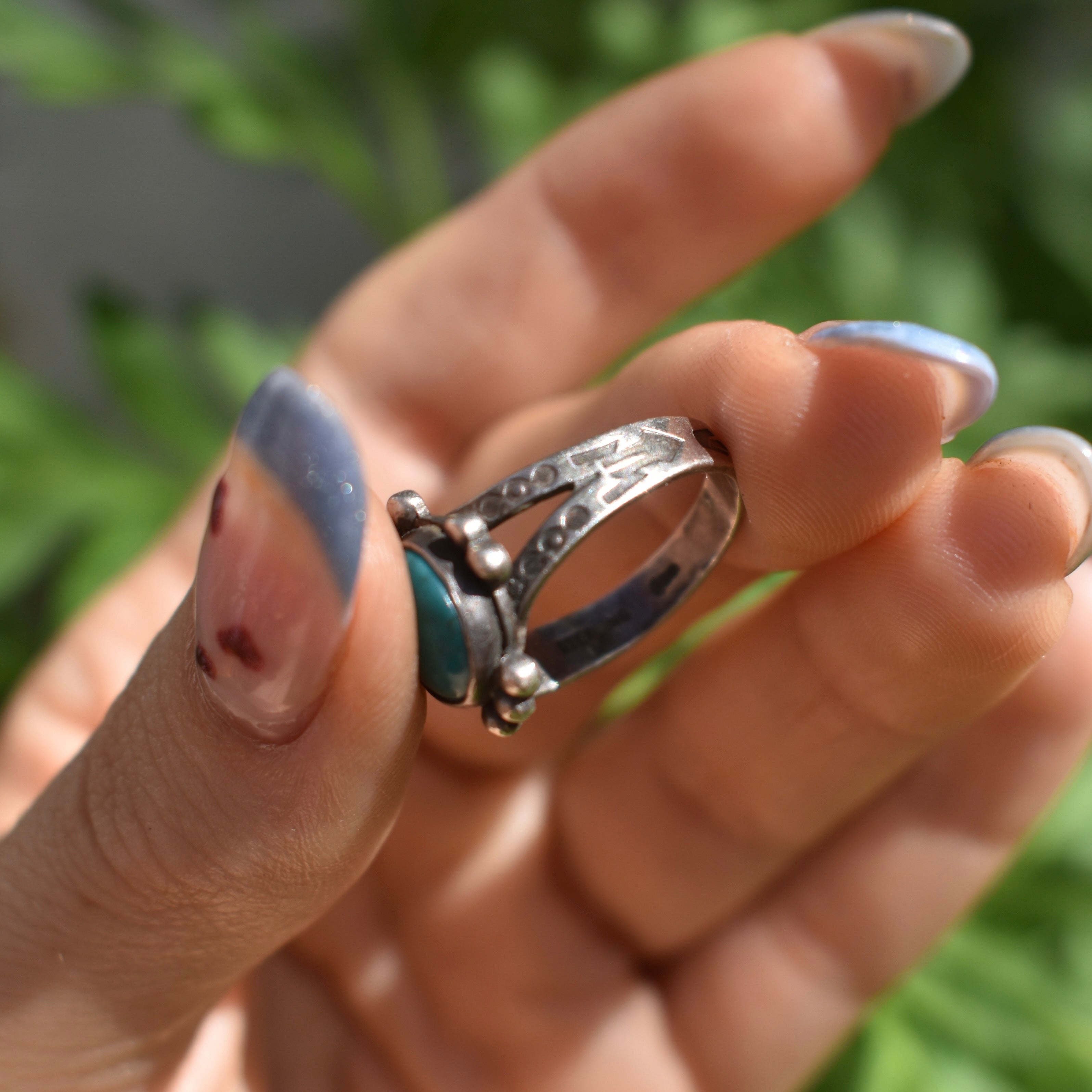 Fred Harvey era Turquoise Ring (c. 1940's-50's)