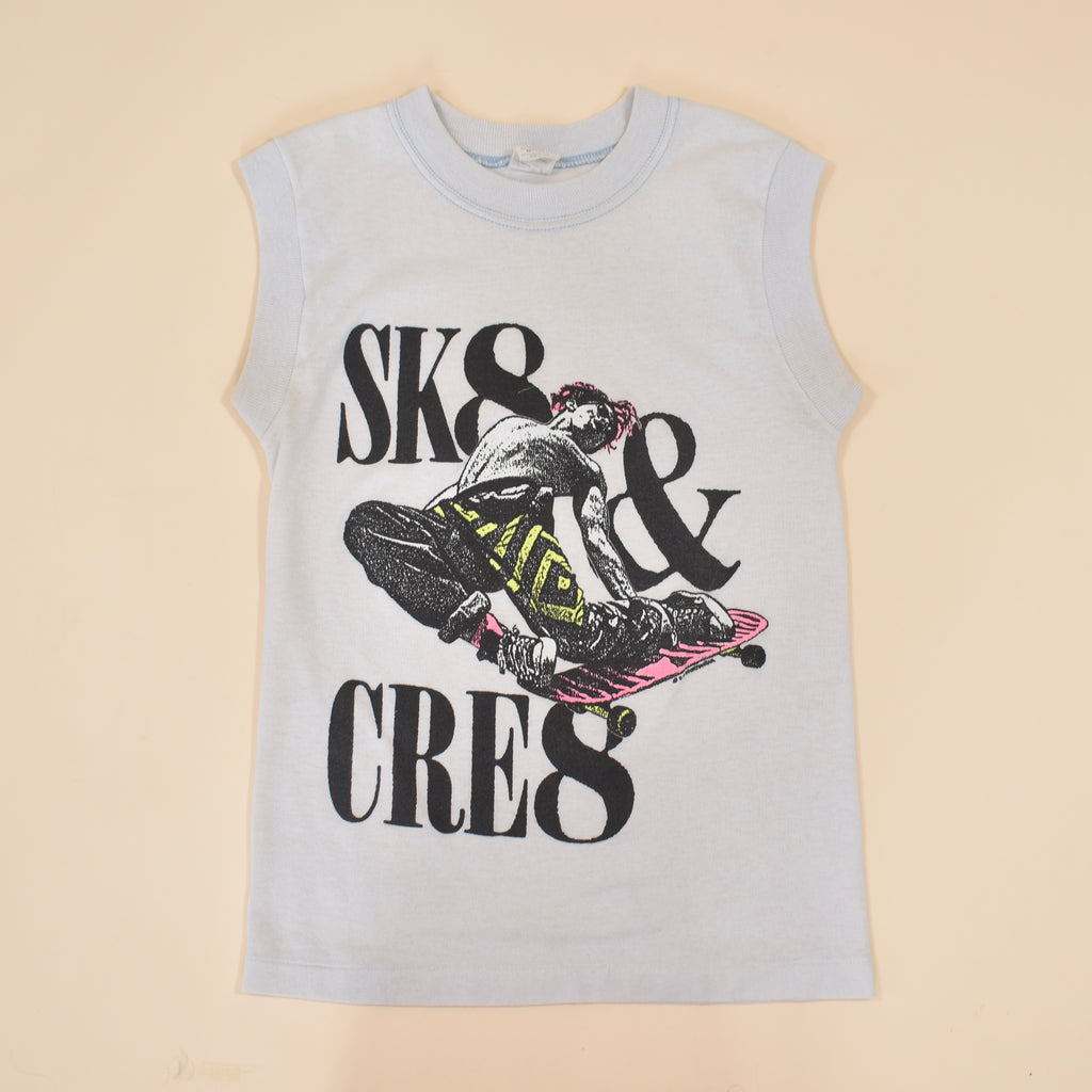 1980's D.G. Sportswear skateboard muscle tank