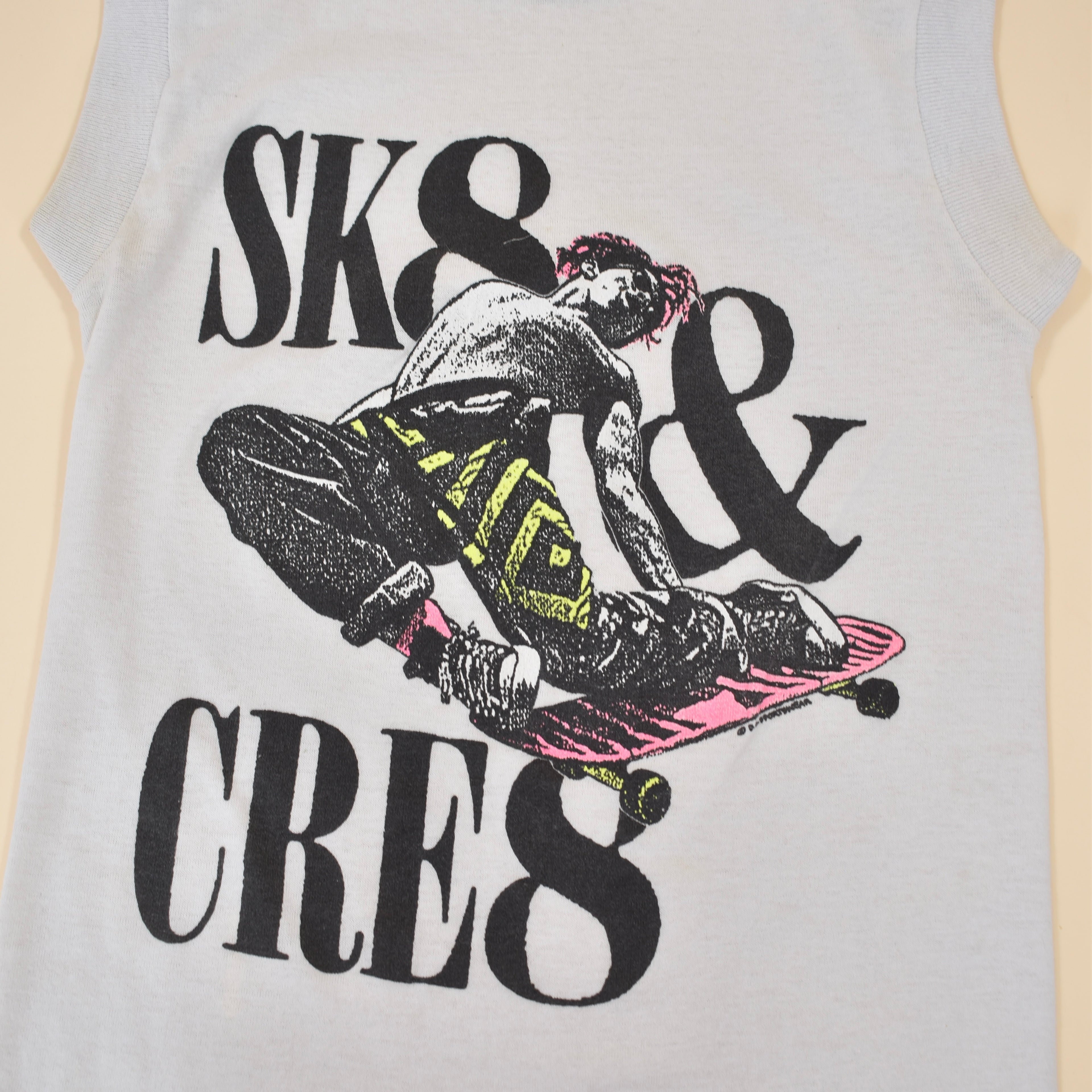 1980's D.G. Sportswear skateboard muscle tank