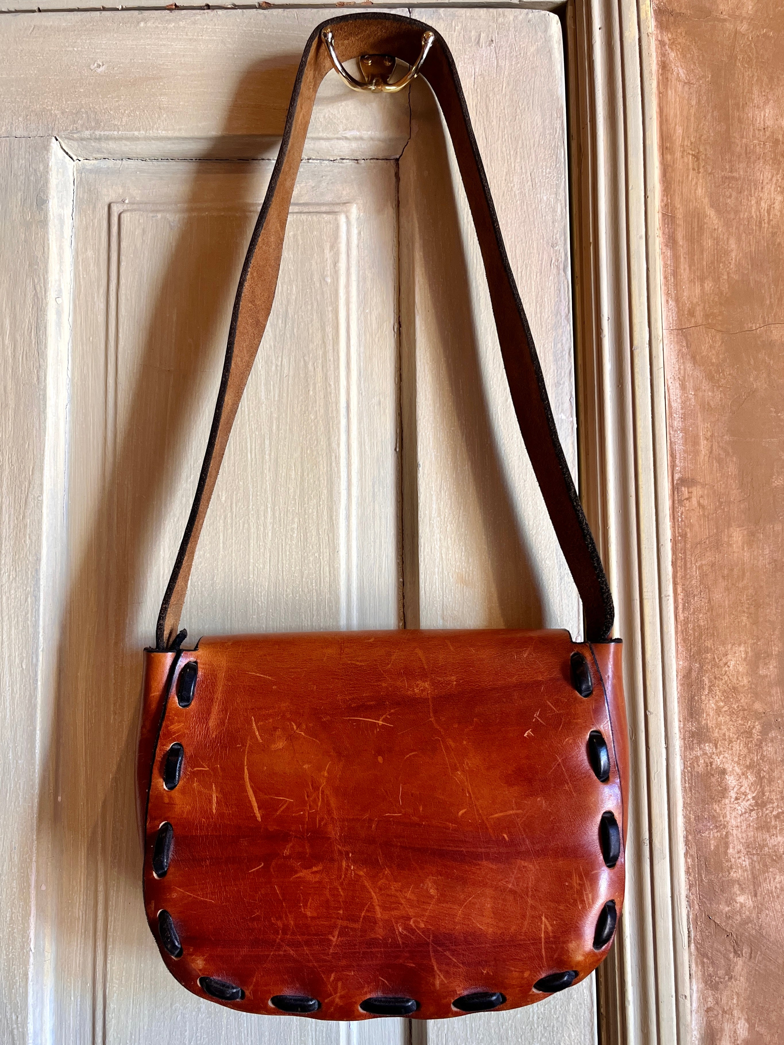 1970s Tooled Leather Purse