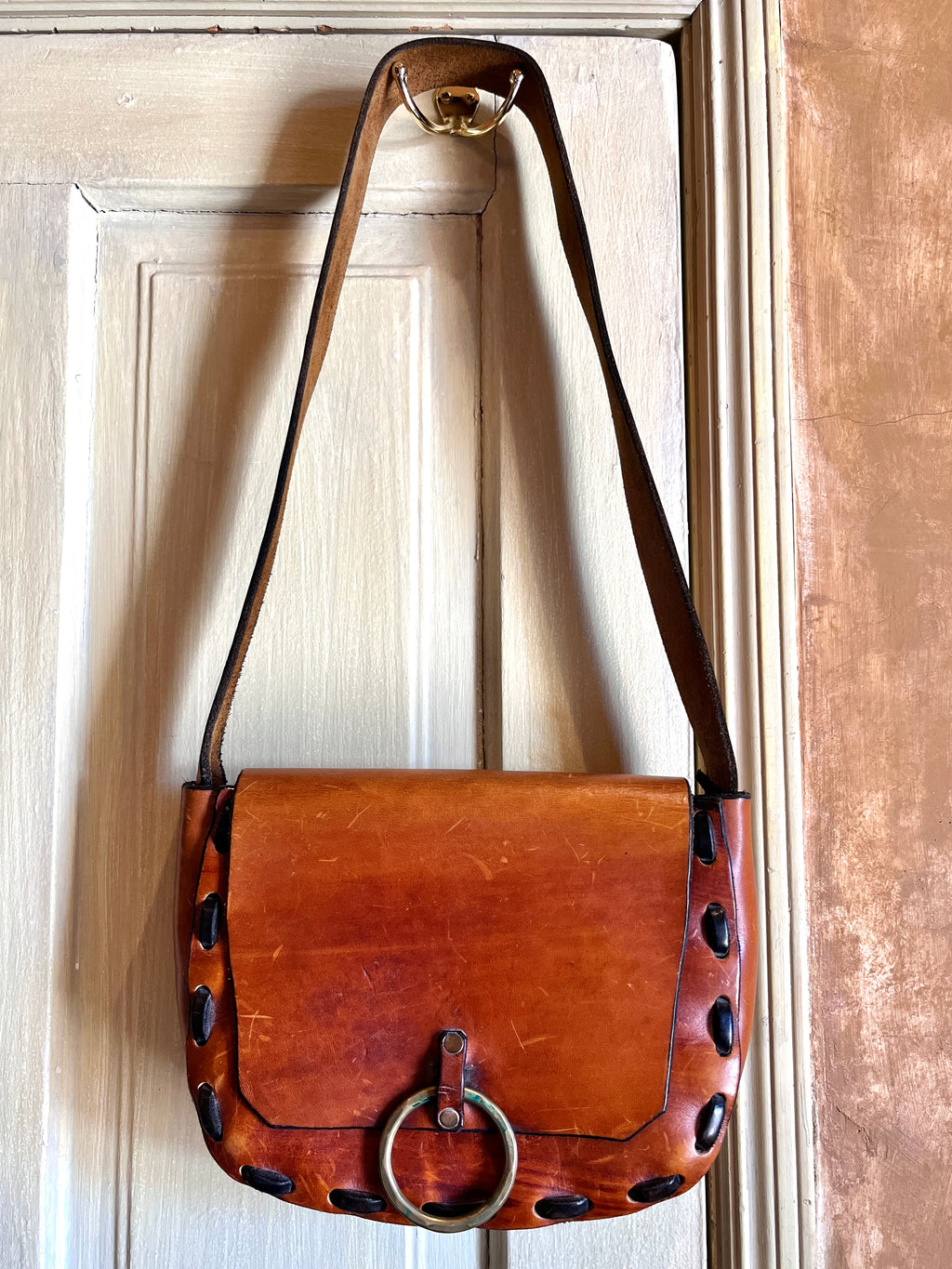 1970s Tooled Leather Purse