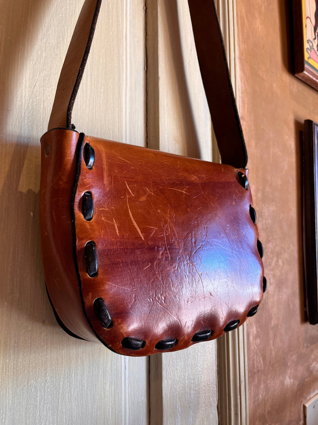 1970s Tooled Leather Purse